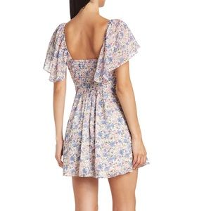 Lush Sweetheart tie neck dress